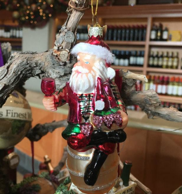 Christmas Ornament at the San Antonio winery